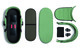 عربة أطفال بيبي زن يويو2 بهيكل أسود ومهد محمول خفيف أخضر فاتح image number 6